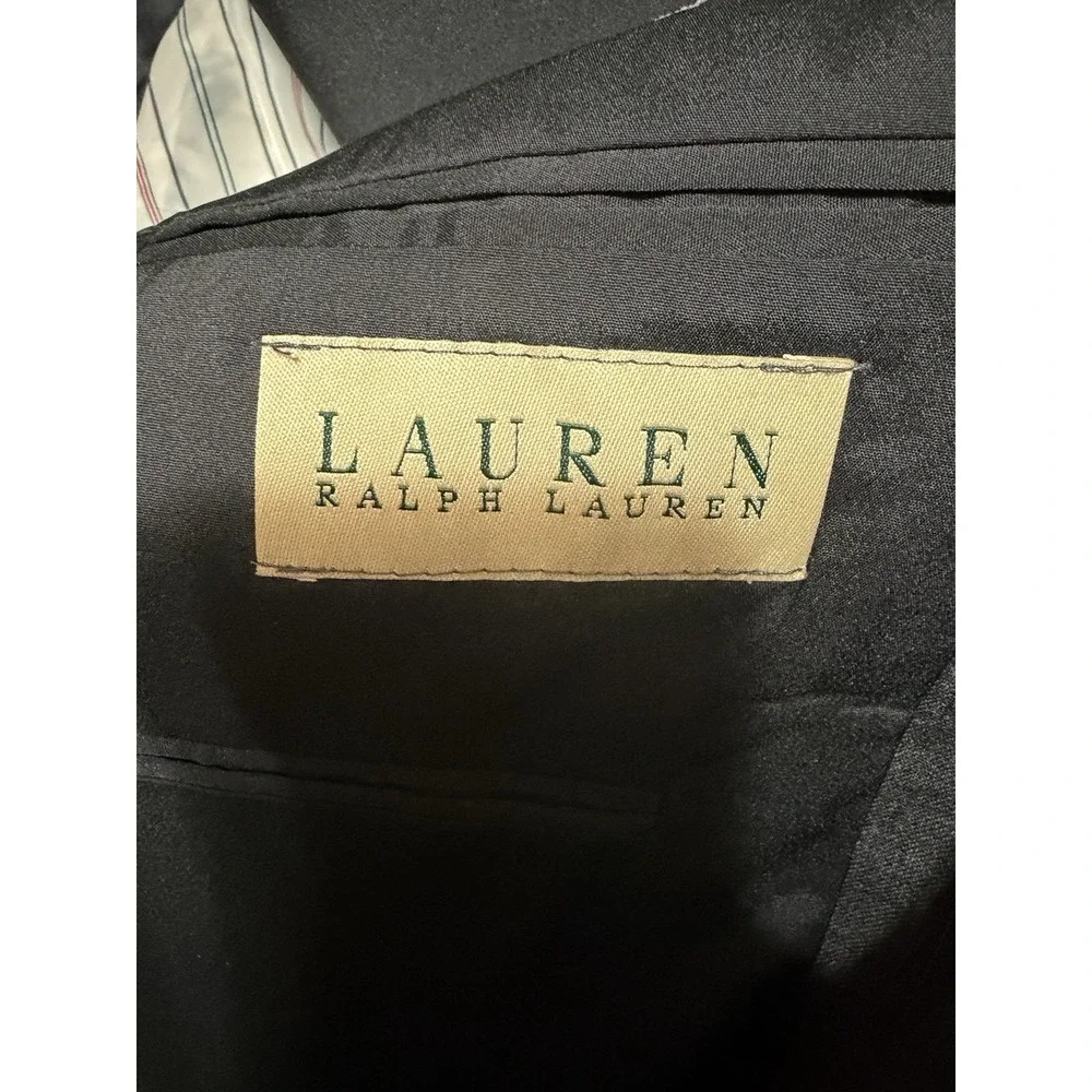 Lauren by Ralph Lauren Gray Classic Wool Sports Blazer Suit Jacket Size 42L
